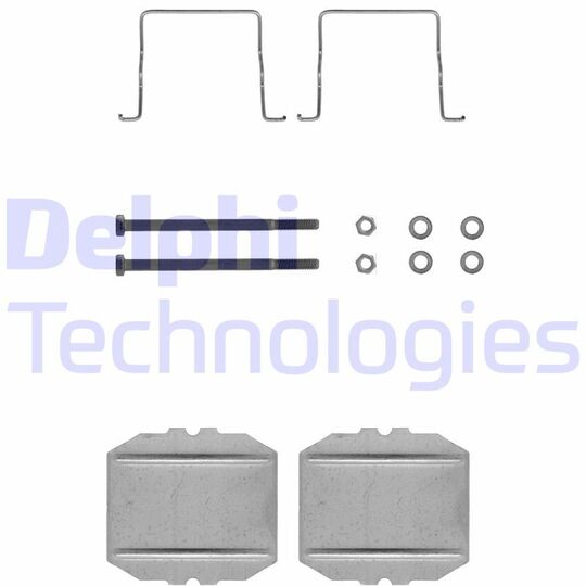 LX0122 Accessory Kit, disc brake pad