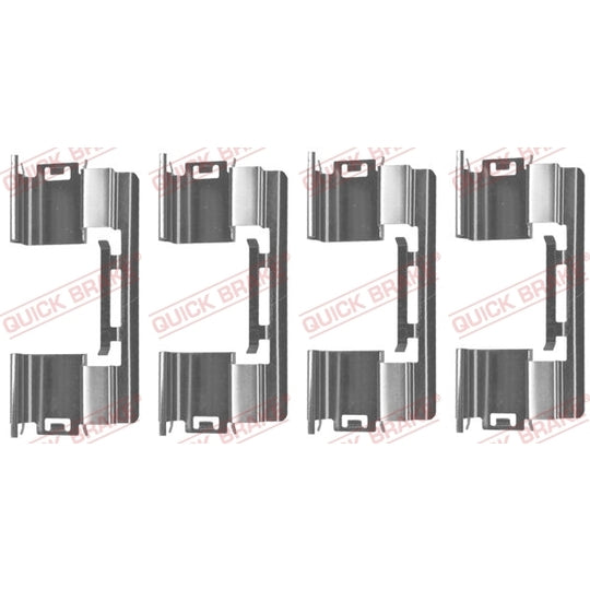 109-1813 Brake pad fitting set