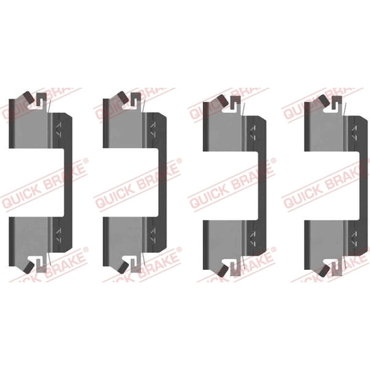 109-1234 Brake pad fitting set