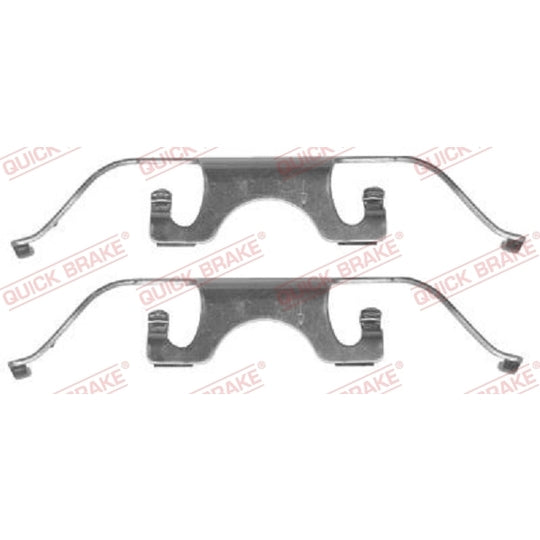109-1224 Brake pad fitting set