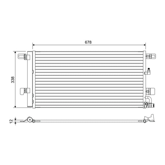 822650 Condenser, air conditioning