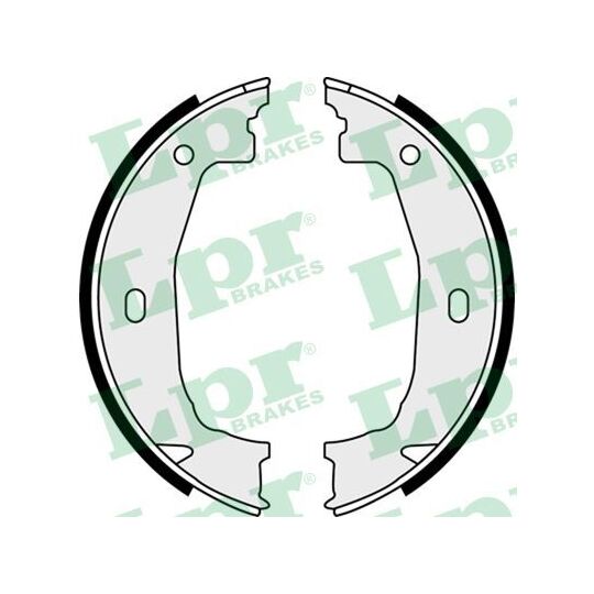 08100 Brake Shoe Set, parking brake