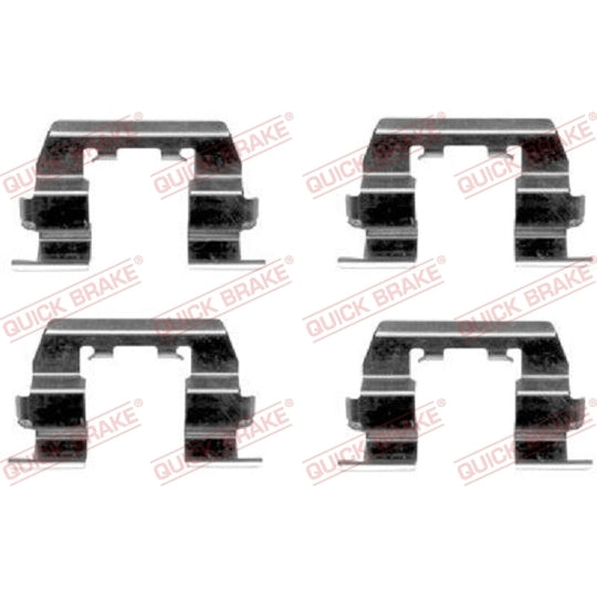 109-1669 Brake pad fitting set