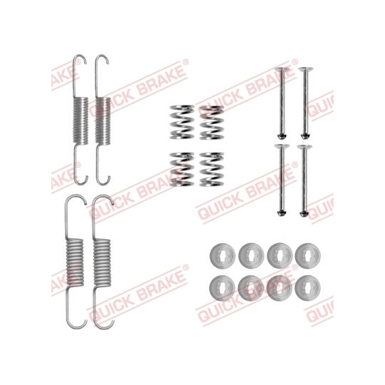 105-0880 Brake shoe fitting set