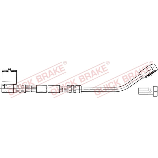 80.302X Flexible brake pipe