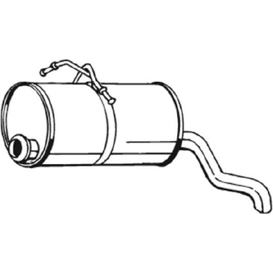 190-129 End Silencer