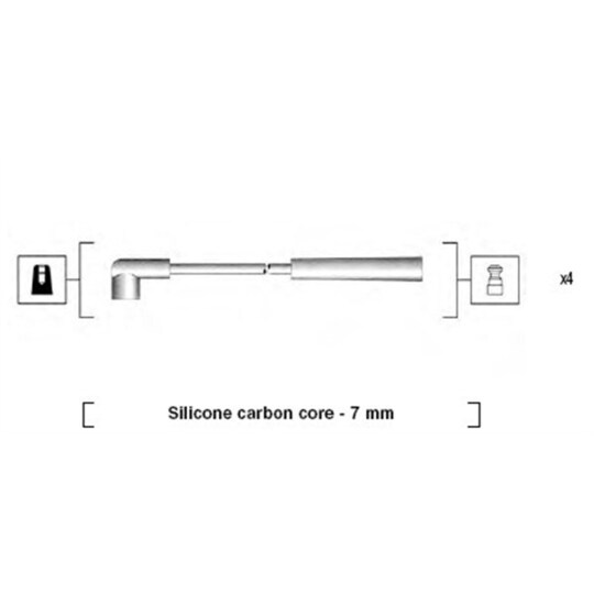 941295050877 Ignition Cable Kit