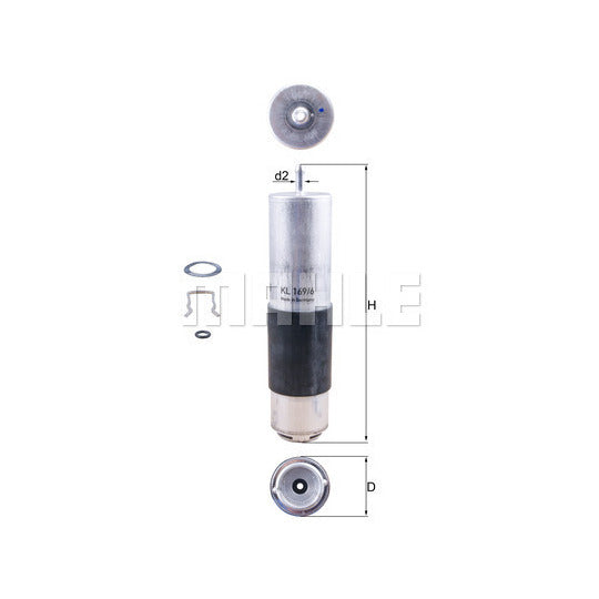 KL 169/6D Fuel filter