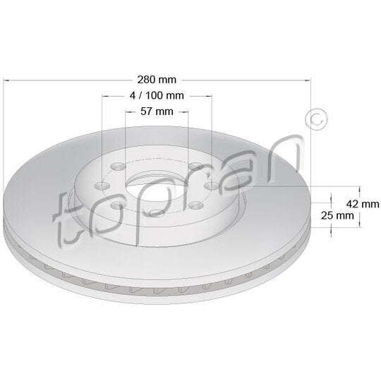 206 858 Brake disk