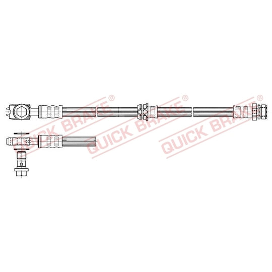 50.832X Flexible brake pipe