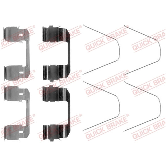 109-1743 Brake pad fitting set