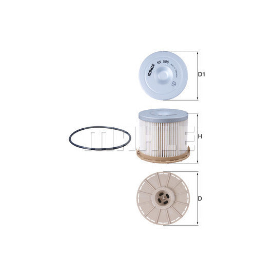 KX 505D Fuel filter
