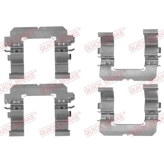 109-1756 Brake pad fitting set