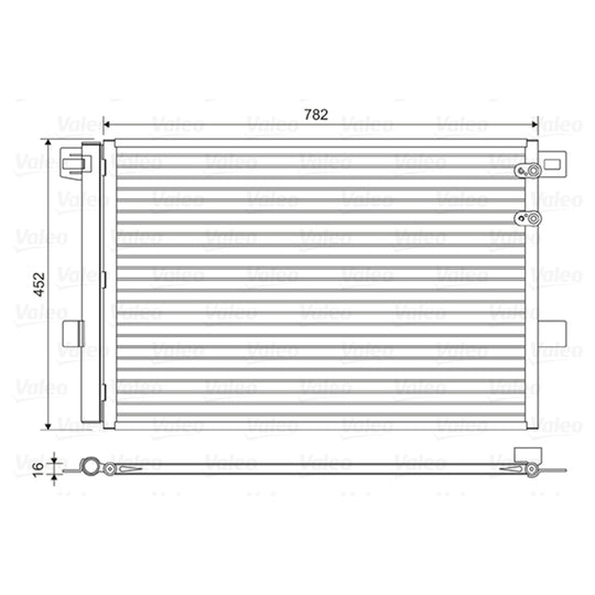 814054 Condenser, air conditioning