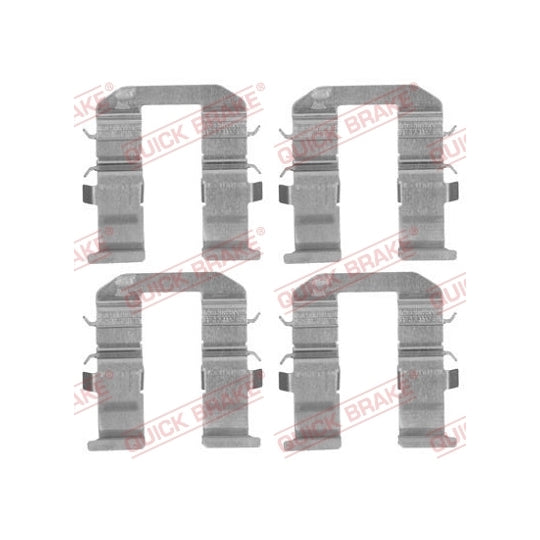 109-1758 Brake pad fitting set