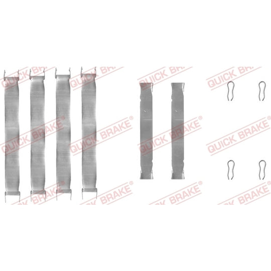 109-0937 Brake pad fitting set