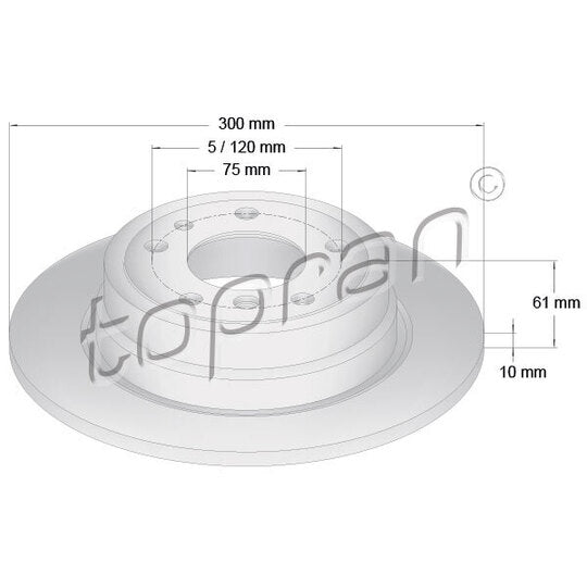 500 562 Brake disk