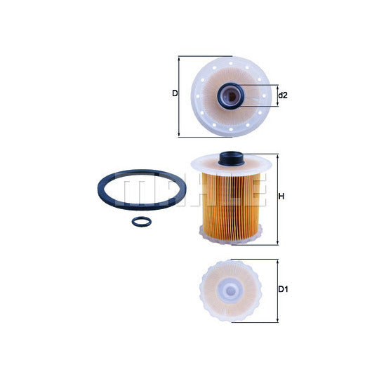 KX 81D Fuel filter