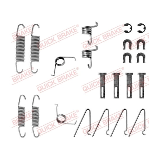 105-0703 Brake shoe fitting set