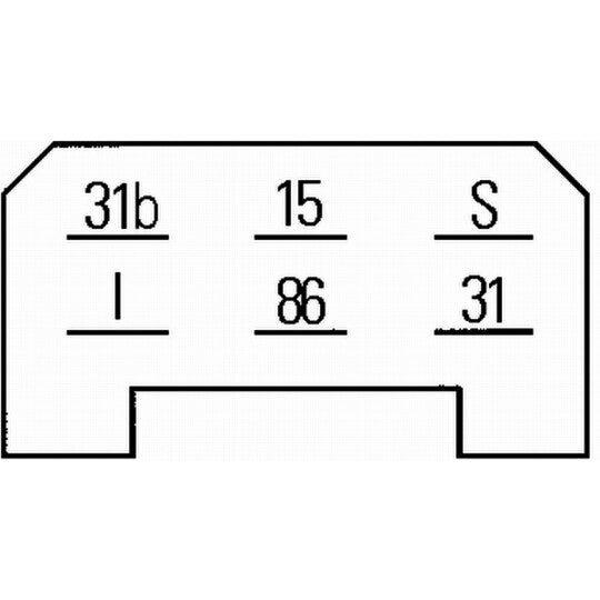5WG002 450-291 Relay, wipe-/wash interval