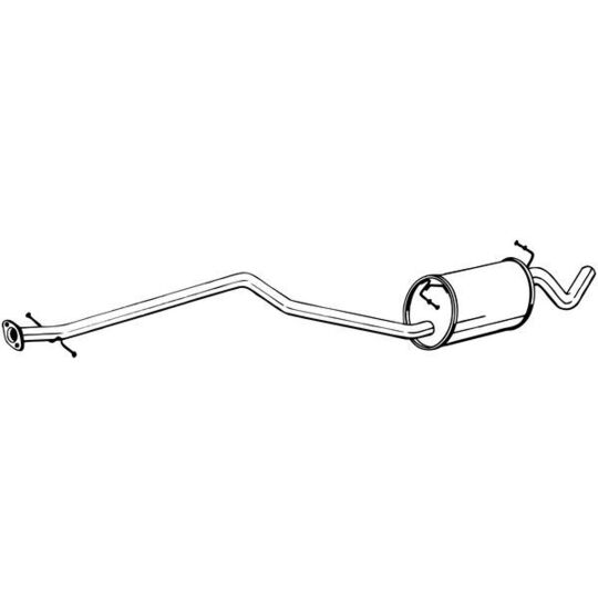 287-073 Middle Silencer