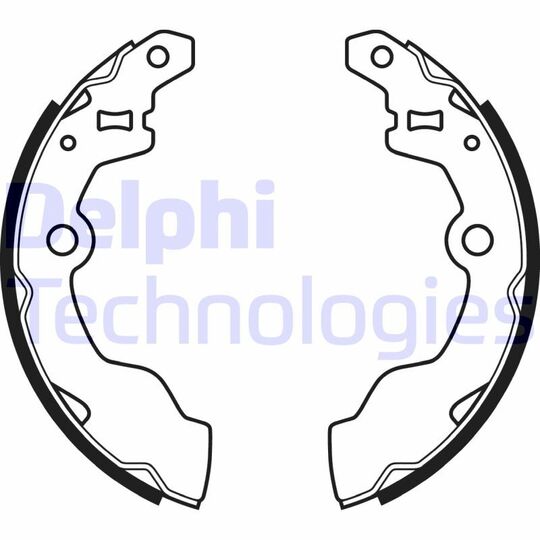 LS2069 Brake Shoe Set