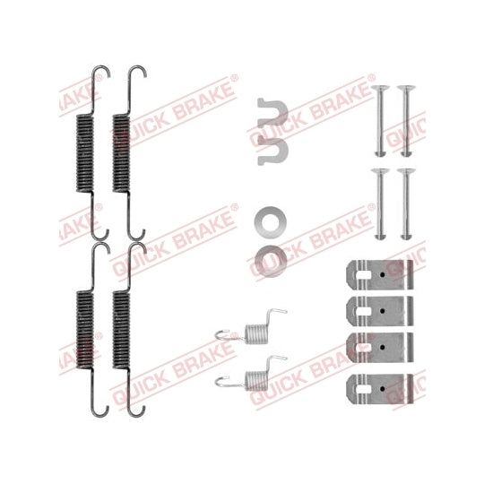 105-0895 Brake shoe fitting set