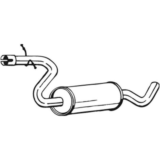 233-805 Middle Silencer