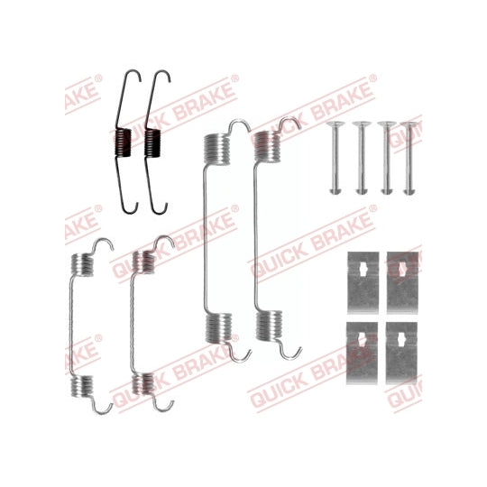 105-0833 Brake shoe fitting set