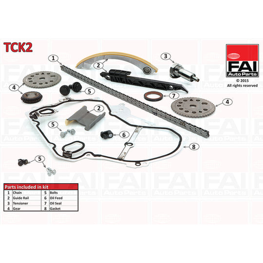 TCK2 Timing Chain Kit