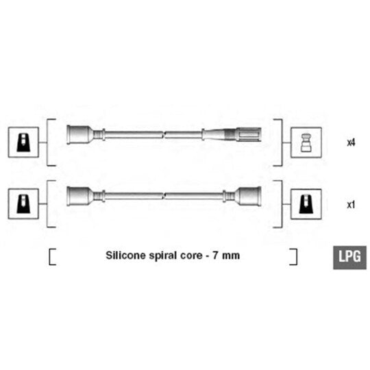941095000580 Ignition Cable Kit