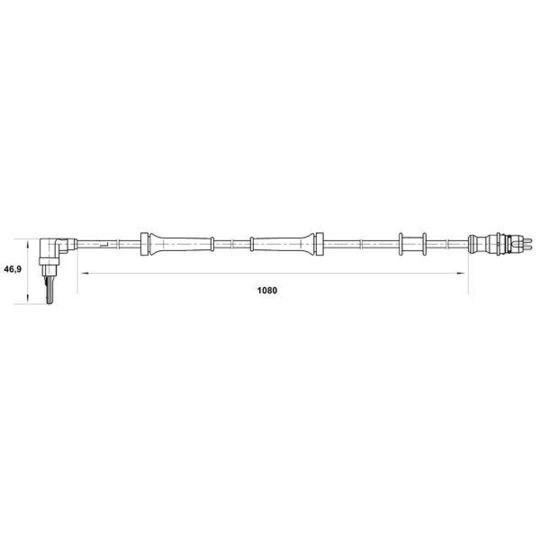 0 265 007 035 Sensor, wheel speed