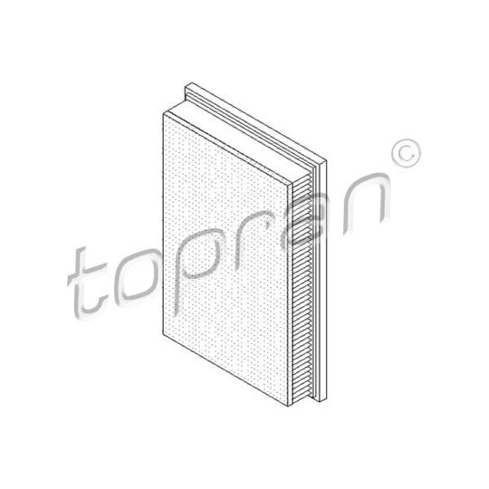 206 879 Air filter