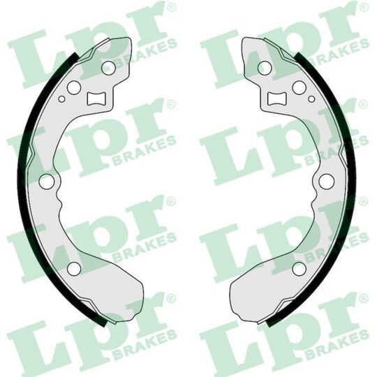 01054 Brake Shoe Set