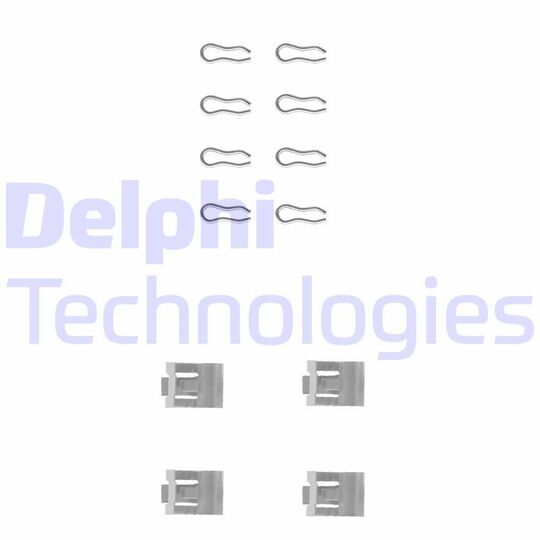 LX0075 Accessory Kit, disc brake pad