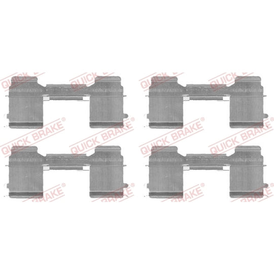 109-1726 Brake pad fitting set