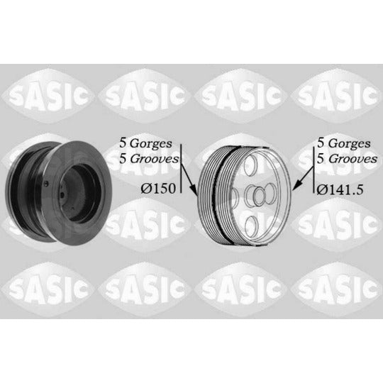9001812 Belt Pulley, crankshaft