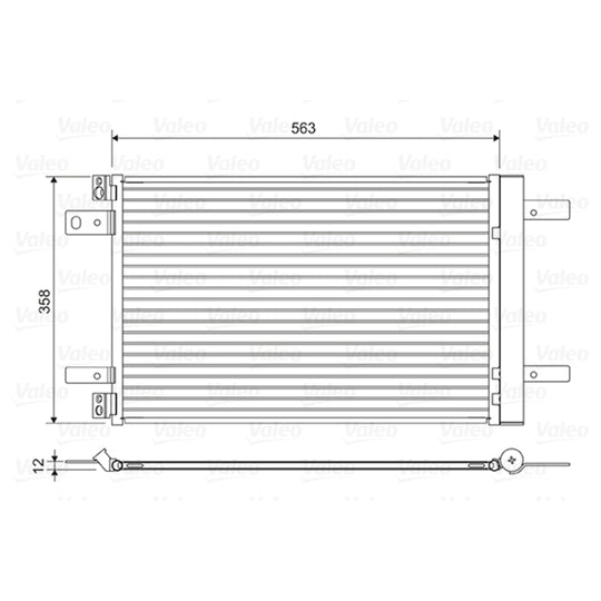 822550 Condenser, air conditioning