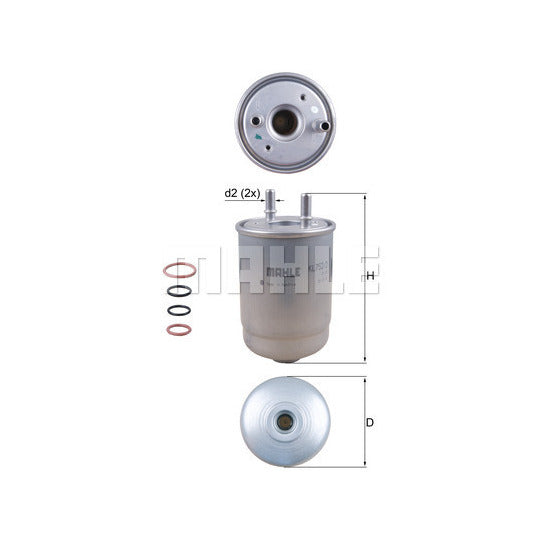 KL 752/2D Fuel filter