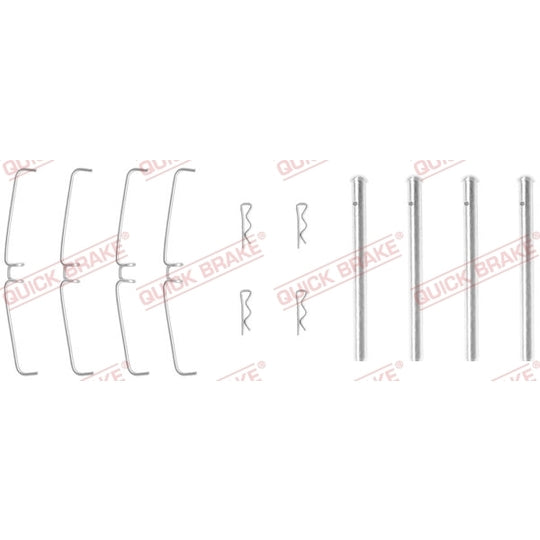 109-0965 Brake pad fitting set