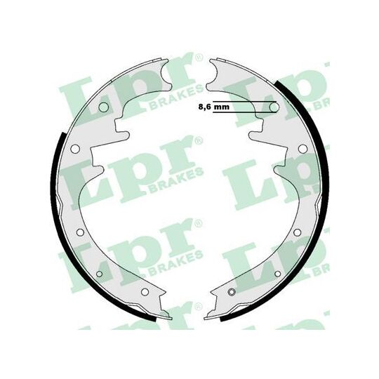 07205 Brake Shoe Set