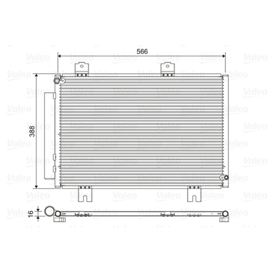 822594 Condenser, air conditioning