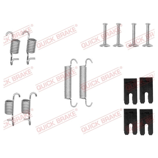 105-0850 Brake shoe fitting set