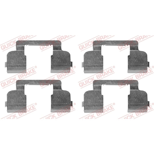 109-1698 Brake pad fitting set