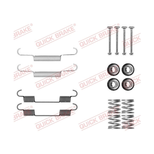105-0897 Brake shoe fitting set