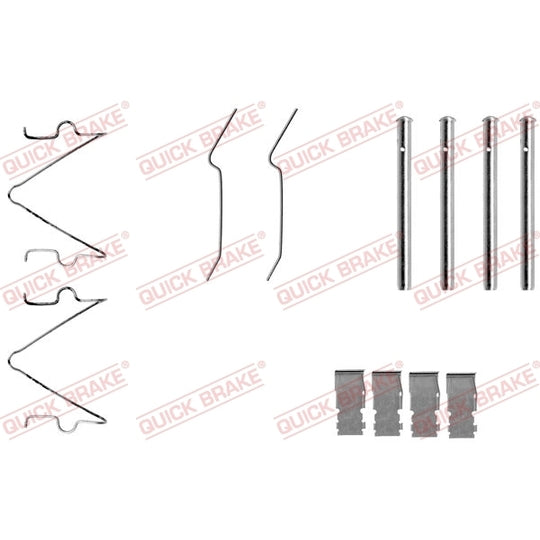 109-1173 Brake pad fitting set