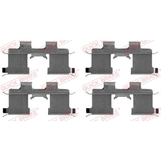 109-1667 Brake pad fitting set