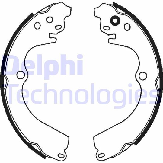 LS1604 Brake Shoe Kit