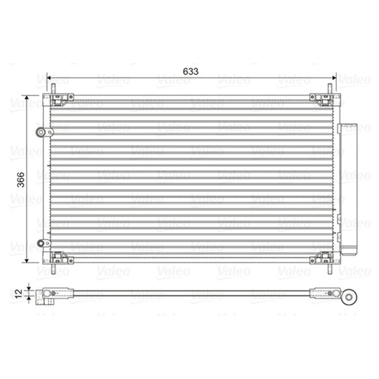 822604 Condenser, air conditioning