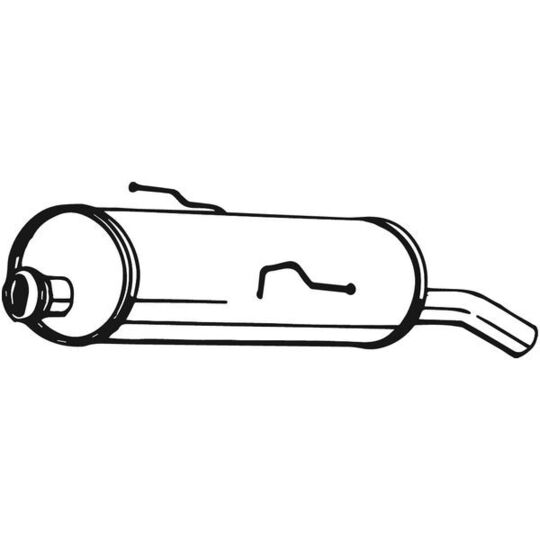 190-355 End Silencer